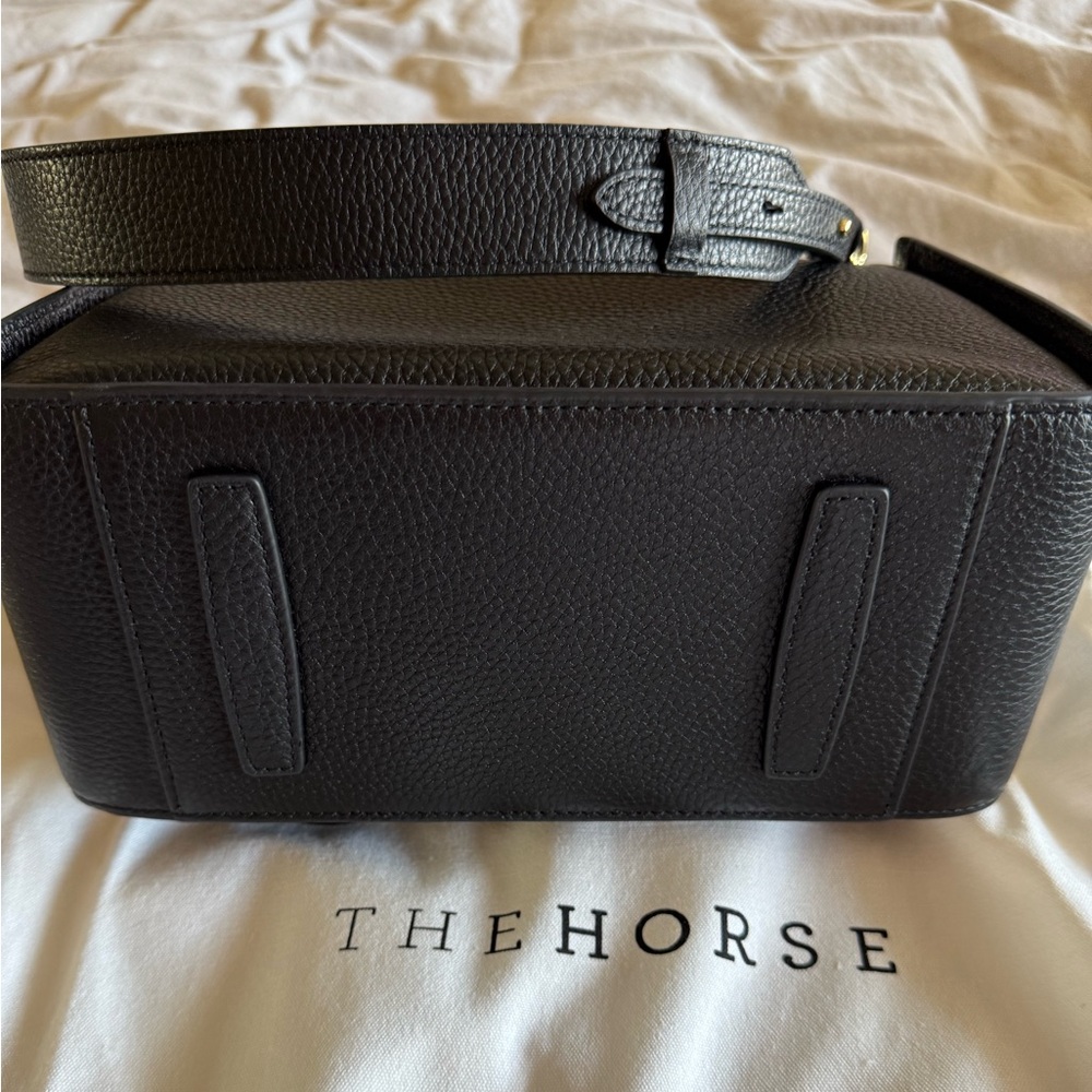 The Horse Black Clementine Shoulder Bag with Gold Hardware - Picture 4 of 5